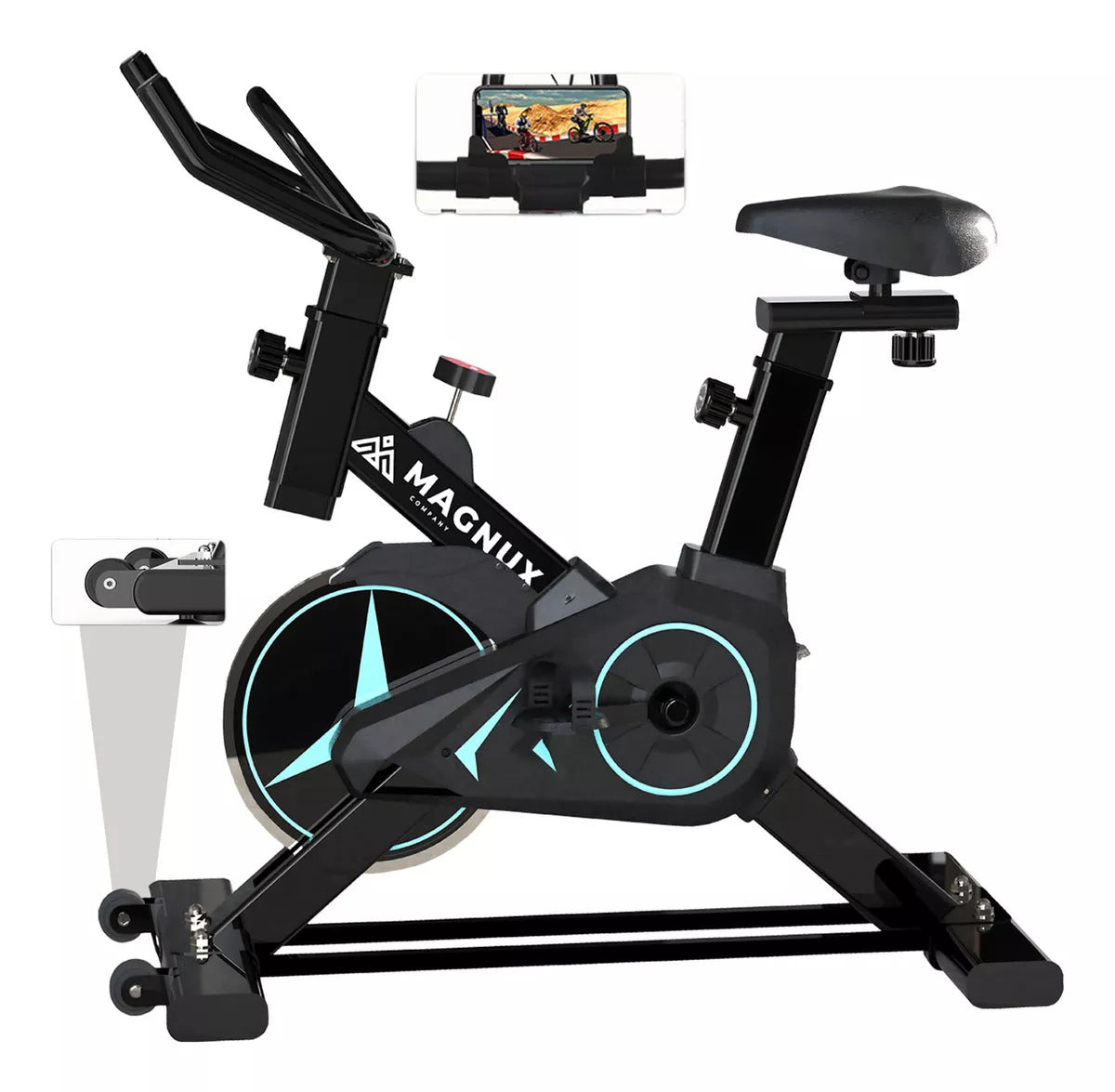 Bicicleta Spinning Magnux Estatica Spin