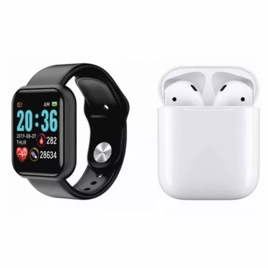 Combo Reloj Inteligente + Audífonos I12