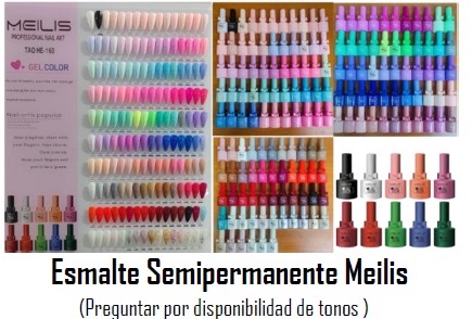 12 ESMALTES SEMI PERMANENTES SURTIDOS