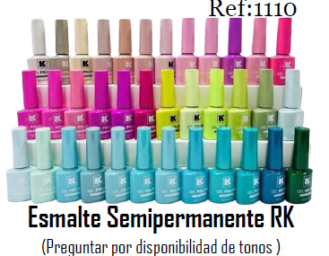 12 ESMALTES SEMI PERMANENTES SURTIDOS