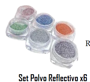 POLVO REFLECTIVO X 6