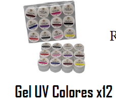 GEL DE COLORES SURTIDOS X 12