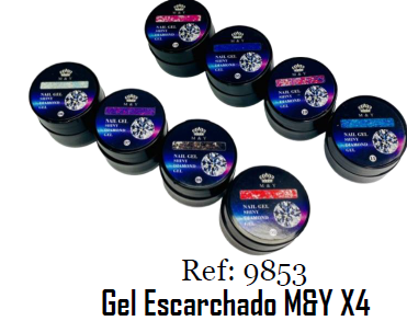 GEL ESCARCHADO X 4