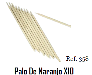 PALITOS DE NARANJO X 10